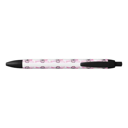 US Made Hand Drage Nerdy Cat Art Pen (Achterkant)
