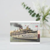 US Mail Boat, Chicago, 1910 - South Haven Boat Briefkaart (Staand voorkant)