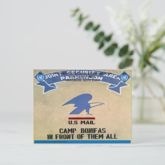 US Mail Briefkaart (Staand voorkant)