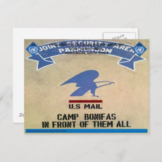 US Mail Briefkaart (Voorkant / Achterkant)