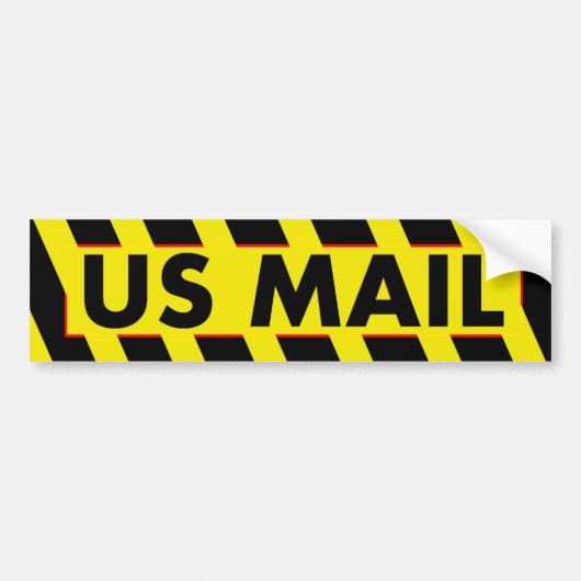 US MAIL BUMPERSTICKER (Voorkant)