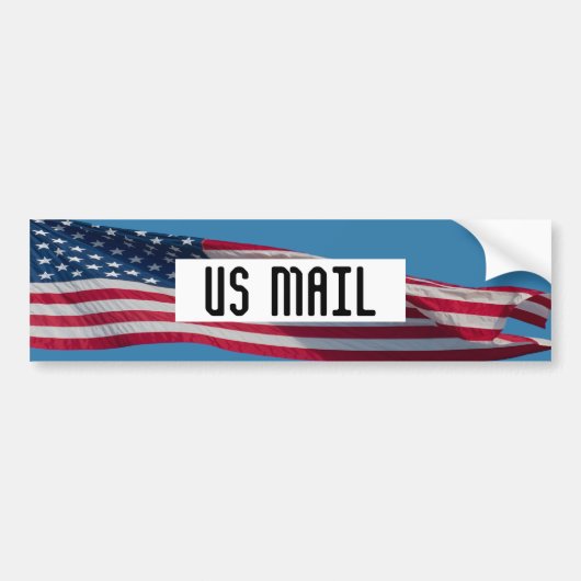 US MAIL-bumpersticker Bumpersticker (Voorkant)