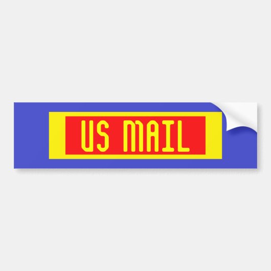 US MAIL-bumpersticker Bumpersticker (Voorkant)