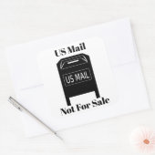 US Mail niet te koop Sticker (Envelop)