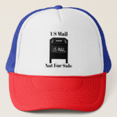 US Mail niet te koop Trucker Hat Trucker Pet (Voorkant)