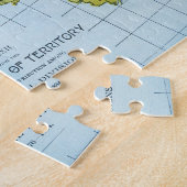 US MAP, 1776-1884 LEGPUZZEL (Zijkant)