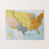 US MAP, 1776-1884 LEGPUZZEL (Horizontaal)