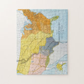 US MAP, 1776-1884 LEGPUZZEL (Verticaal)