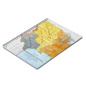 US MAP, 1776-1884 NOTITIEBOEK (Linkerzijde)