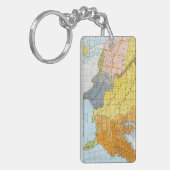 US MAP, 1776-1884 SLEUTELHANGER (Voorkant Links)