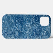 US Map Blueprint Case-Mate iPhone Case (Achterkant (horizontaal))
