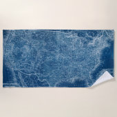 US Map Blueprint Strandlaken (Voorkant)