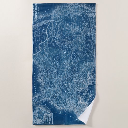 US Map Blueprint Strandlaken (Voorkant)