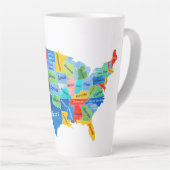 US MAP LATTE MOK (Rechterhoek)