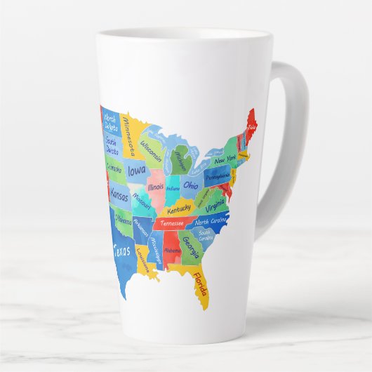 US MAP LATTE MOK (Rechterhoek)
