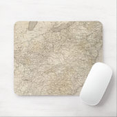 US Map met nederzettingen Muismat (Met muis)