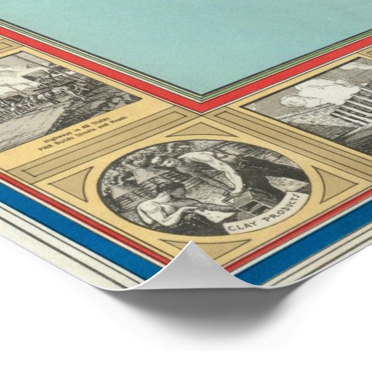 US Map Poster (Hoek)