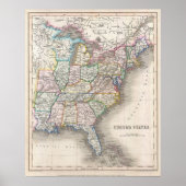 US Map Poster (Voorkant)