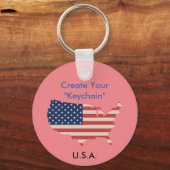 US map Sleutelhanger KeyHolder (Voorkant)