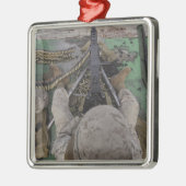 US Marine brandt een M2 50-kaliber machine pistool Metalen Ornament (Links)