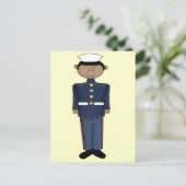 US Marine Corp Boy Briefkaart (Staand voorkant)