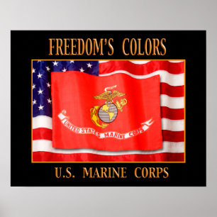 US Marine Corps 20-inch x 16-inch afdrukken Poster