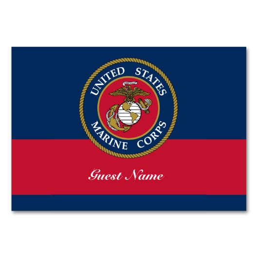 US Marine Corps - Blauwe Tafel Kaart (Voorkant)