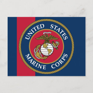US Marine Corps - Blue Briefkaart