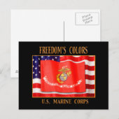 US Marine Corps Briefkaart (Voorkant / Achterkant)