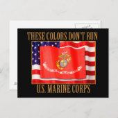US Marine Corps Briefkaart (Voorkant / Achterkant)