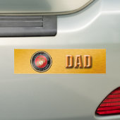 US Marine Corps Dad Bumpersticker (Op auto)