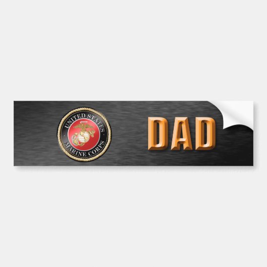 US Marine Corps Dad Bumpersticker (Voorkant)