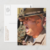 US Marine Corps Drill Instructor Briefkaart (Voorkant / Achterkant)