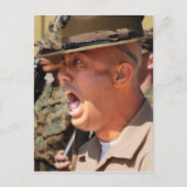 US Marine Corps Drill Instructor Briefkaart (Voorkant)