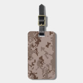 US Marine Corps Marpat Desert Camouflage Bagagelabel (Voorkant verticaal)