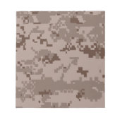 US Marine Corps Marpat Desert Camouflage Notitieblok (Voorkant)