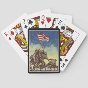 US Marine Corps  "Now All Together" Pokerkaarten