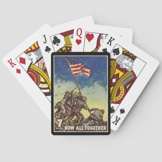 US Marine Corps "Now All Together" Pokerkaarten (Achterkant)