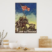 US Marine Corps  "Now All Together" Poster (Keuken)