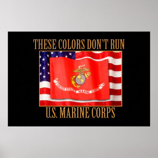US Marine Corps Poster (Voorkant)