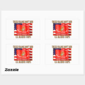 US Marine Corps Rechthoekige Stickers (Vel)