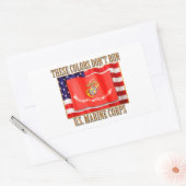 US Marine Corps Rechthoekige Stickers (Envelop)