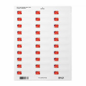 US Marine Corps Return Address Label (Full Sheet)