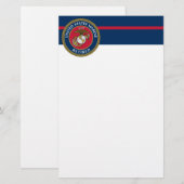 US Marine Corps - Rooster Briefpapier (Voorkant / Achterkant)