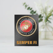 US Marine Corps Semper Fi-Briefkaarten Briefkaart (Staand voorkant)