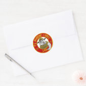 US Marine Corps Son Ronde Sticker (Envelop)