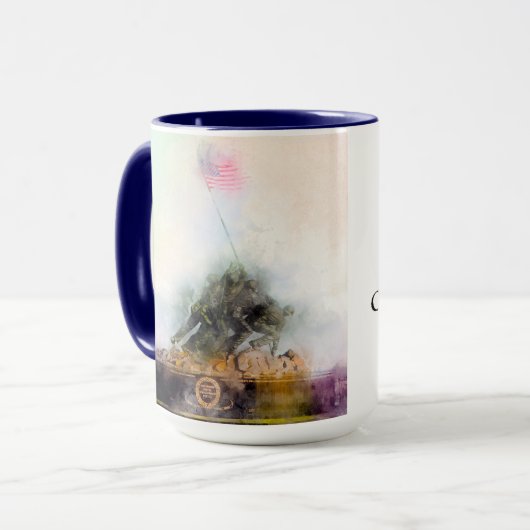 US Marine Corps War Memorial Custom Mok (Voorkant links)