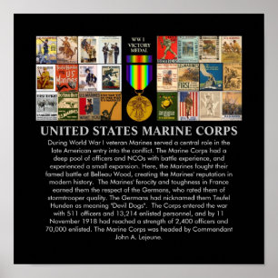 US Marine Corps World War 1 Recruiting Posters