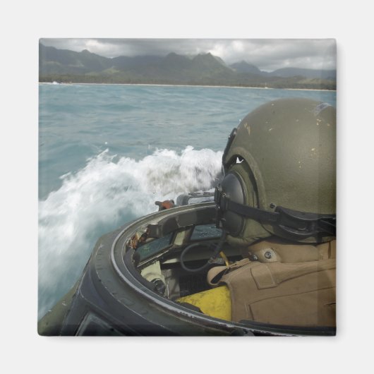 US Marine Drift a amphibious assault vehicle Magneet (Voorkant)