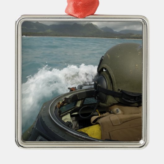 US Marine Drift a amphibious assault vehicle Metalen Ornament (Voorkant)